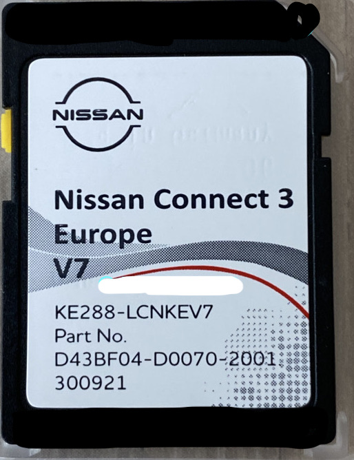 Nissan Connect 3 sd V7 Europa 2022-2023